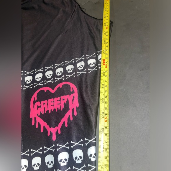 NWT Too Fast Creepy Lil B*tch High Waist Leggings Size XL - Picture 9 of 10